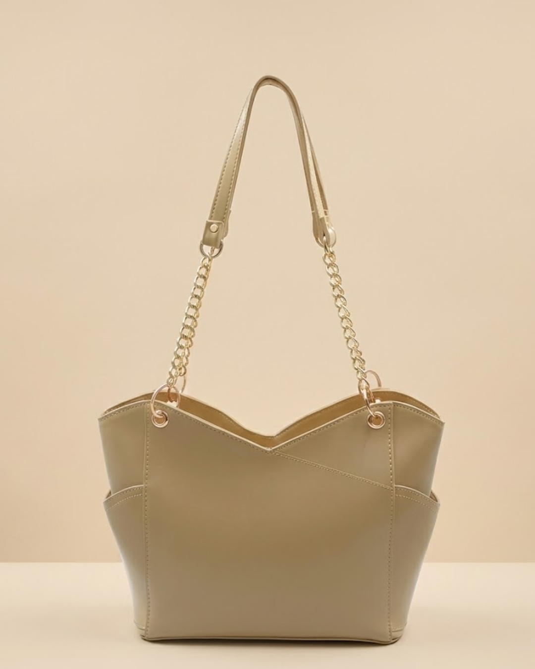 Glamor Tote Bag - Skin Beige