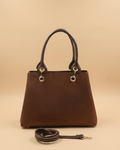 Modish Tote Bag - Dark Brown