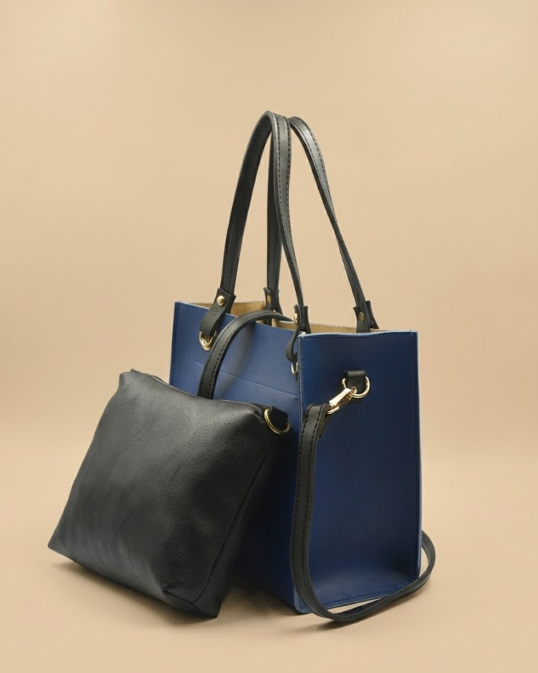 Mystique Handbag - Navy Blue