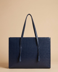 Trendiq Large Capacity Handbag - Navy Blue
