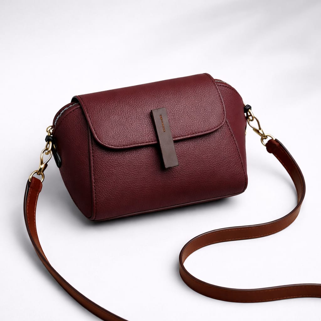 Mini Cross Body Bag - Mehroon