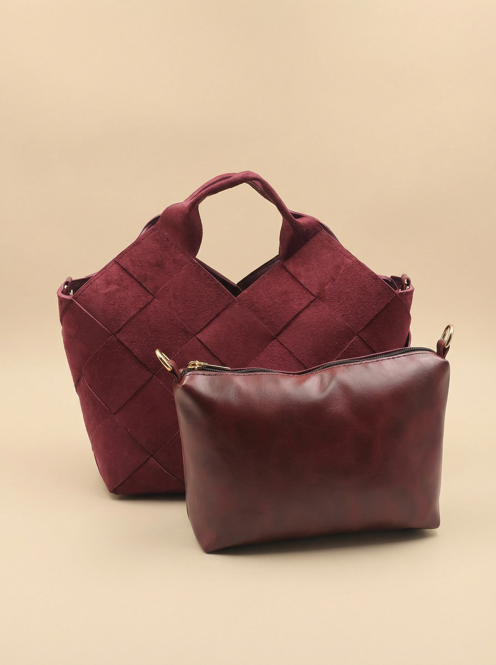 Acer Cross Body Bag - Mehroon