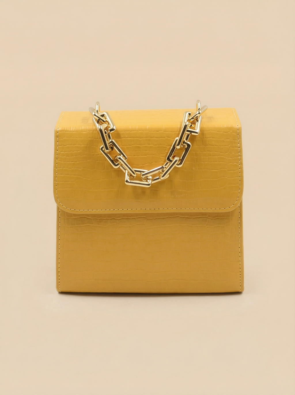 Clasique Handbag - Yellow