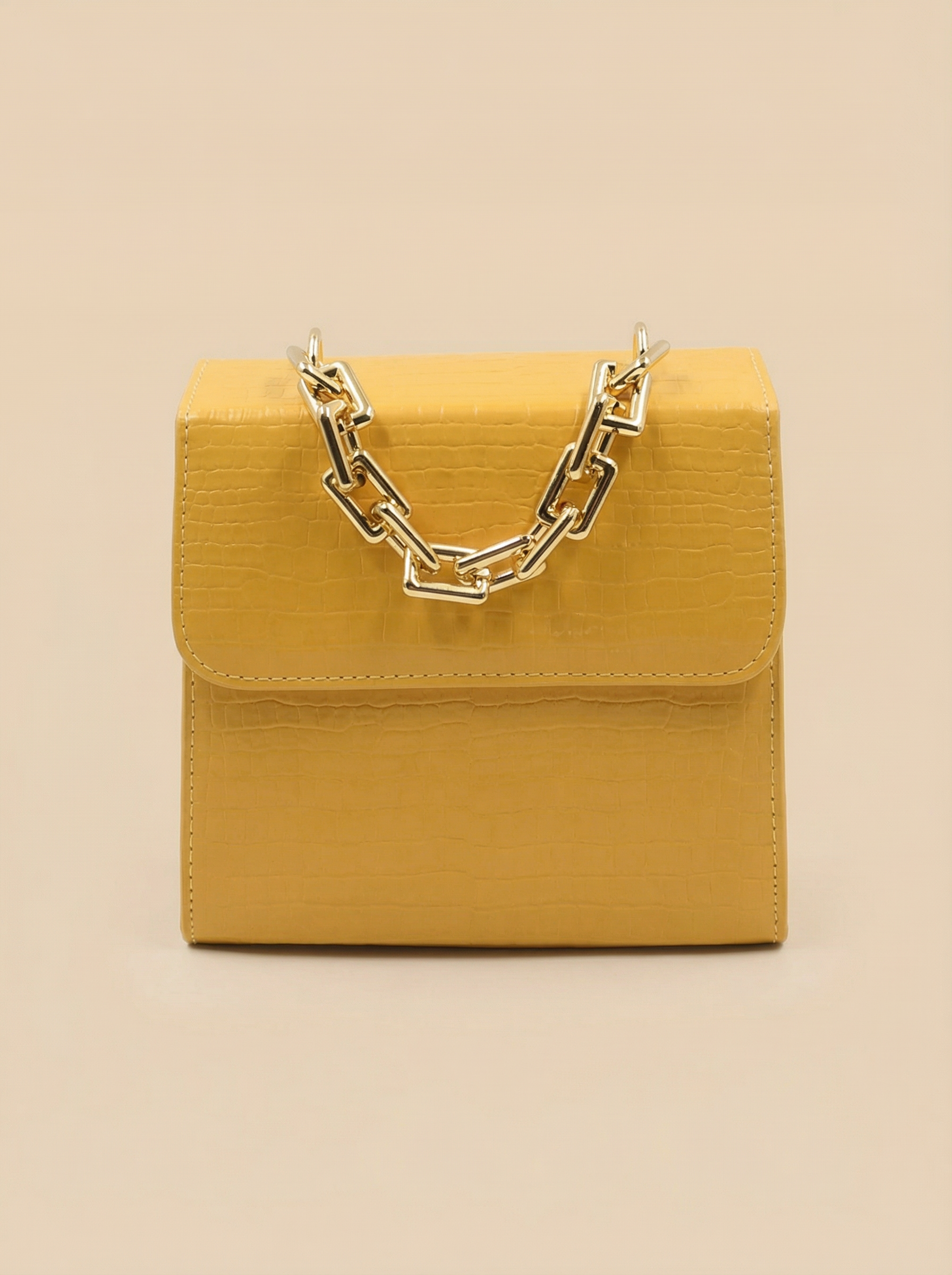 Clasique Handbag - Yellow