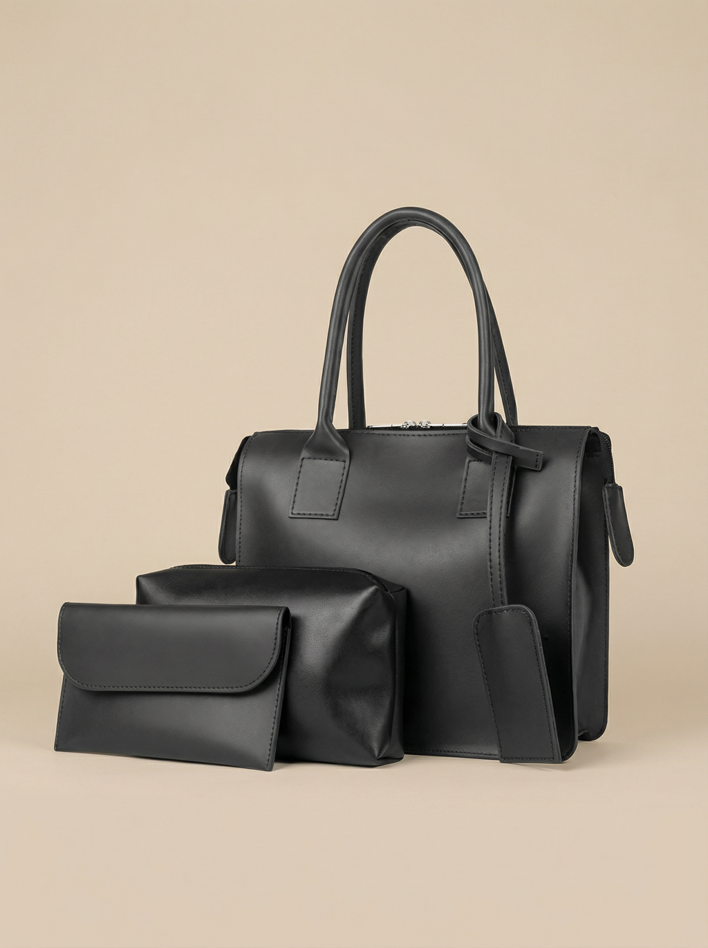Clever set of 3 Bag Black