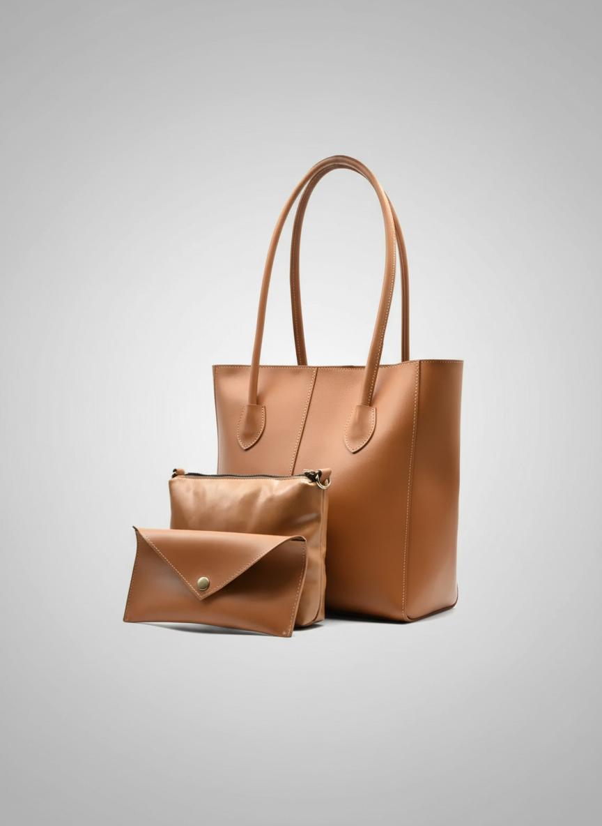 Adele - Hand Bag - Brown