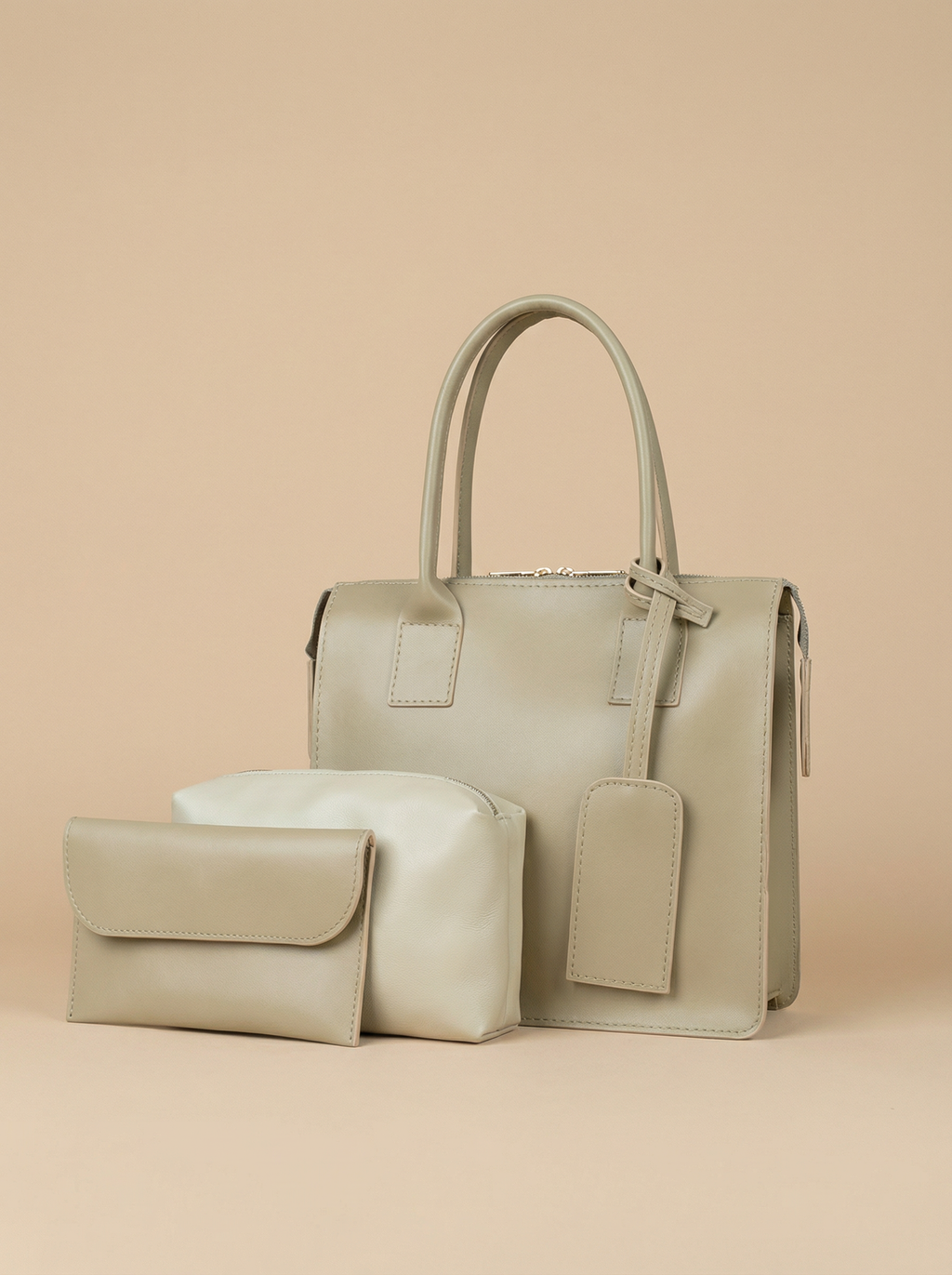 Clever set of 3 Bag Beige