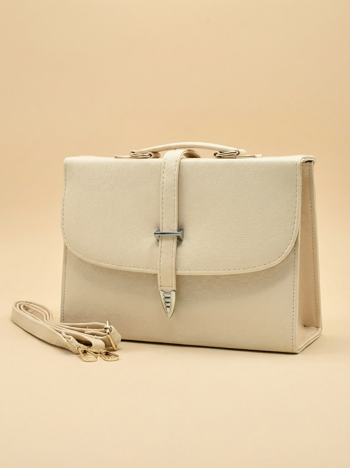 Classic Square Top Handle Bag - Skin