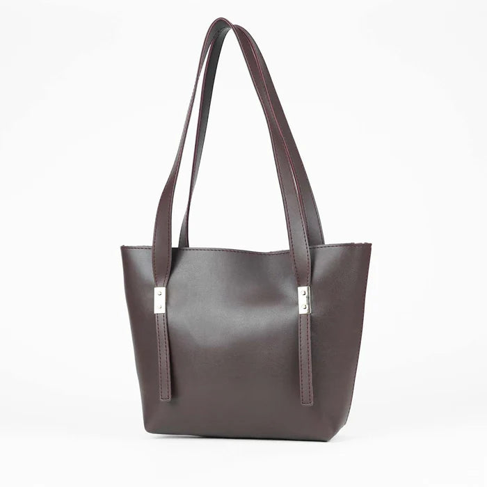 Grace Trio Handbag Set of 3 Chocolate Brown
