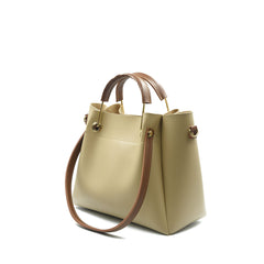 Quaint Top Handle Tote Bag - Skin Beige