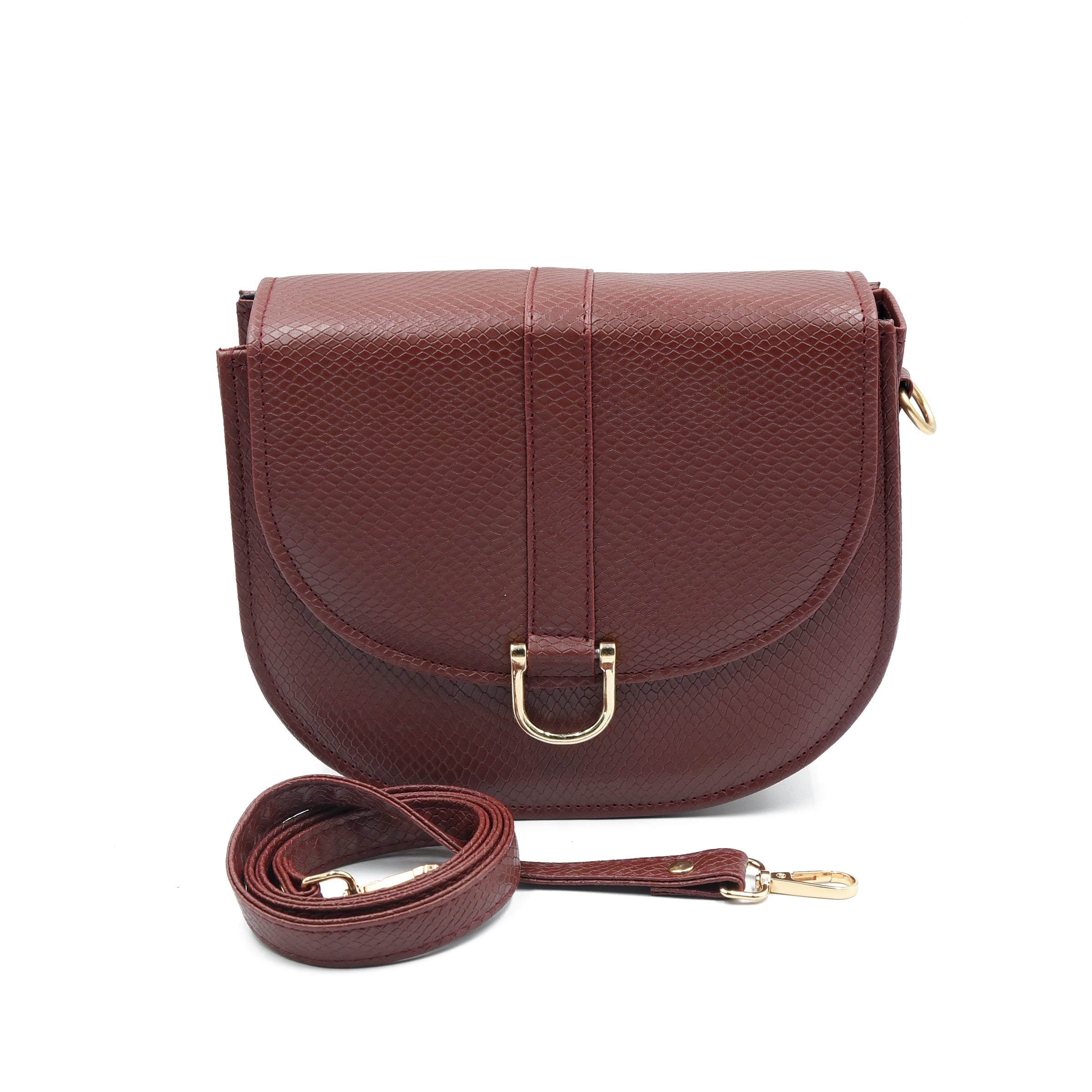 Eterna Crossbody Bag - Maroon