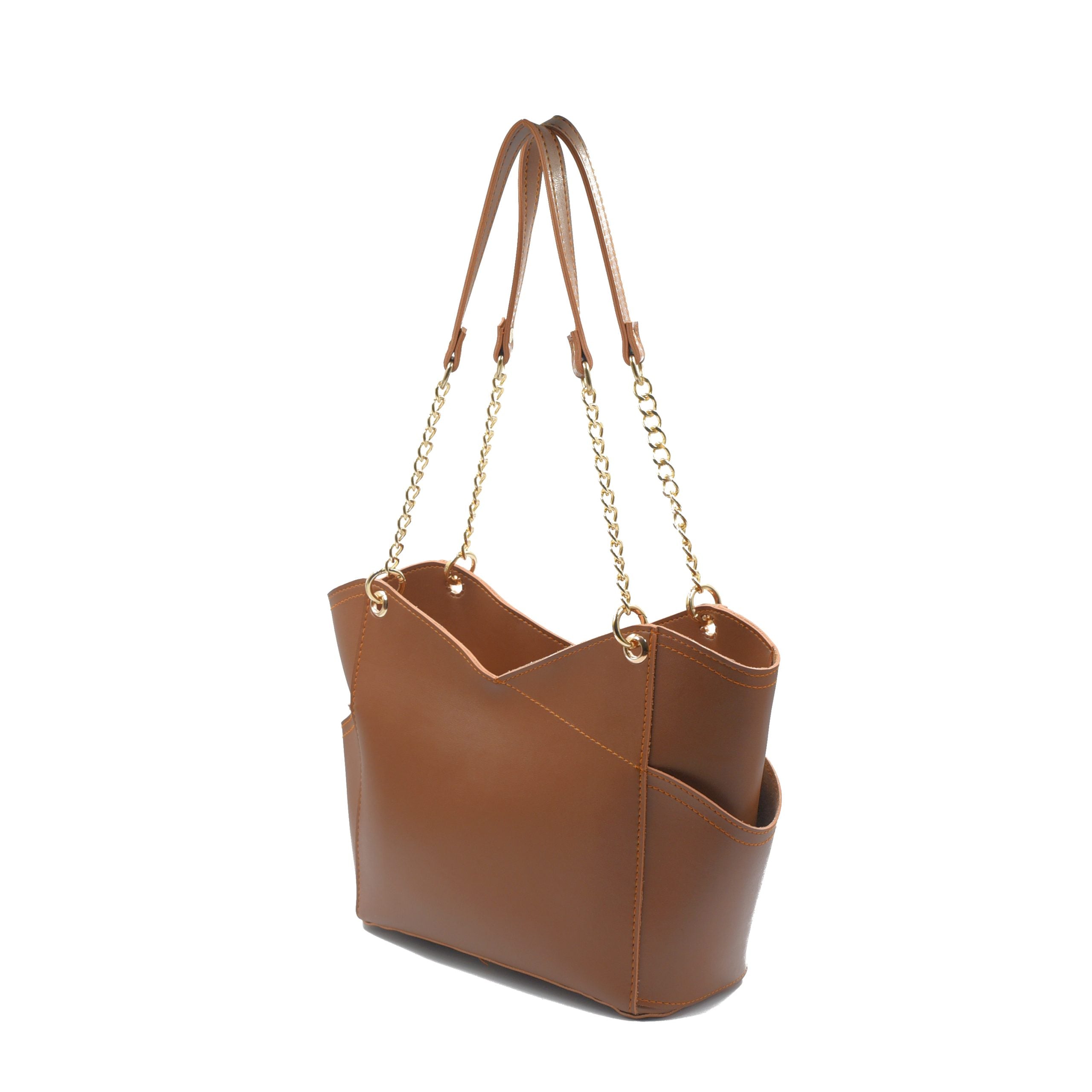 Glamor Tote Bag - Brown