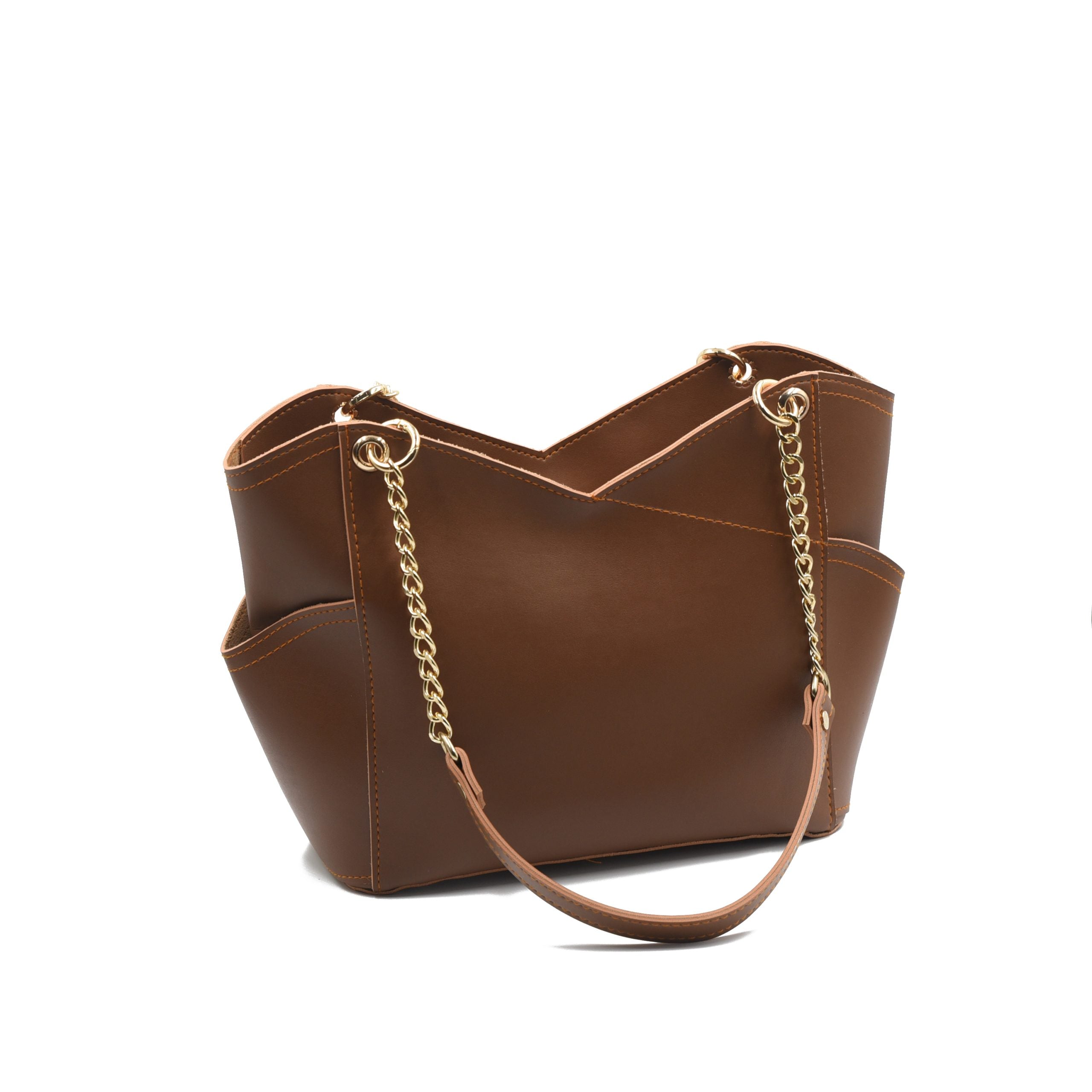 Glamor Tote Bag - Brown