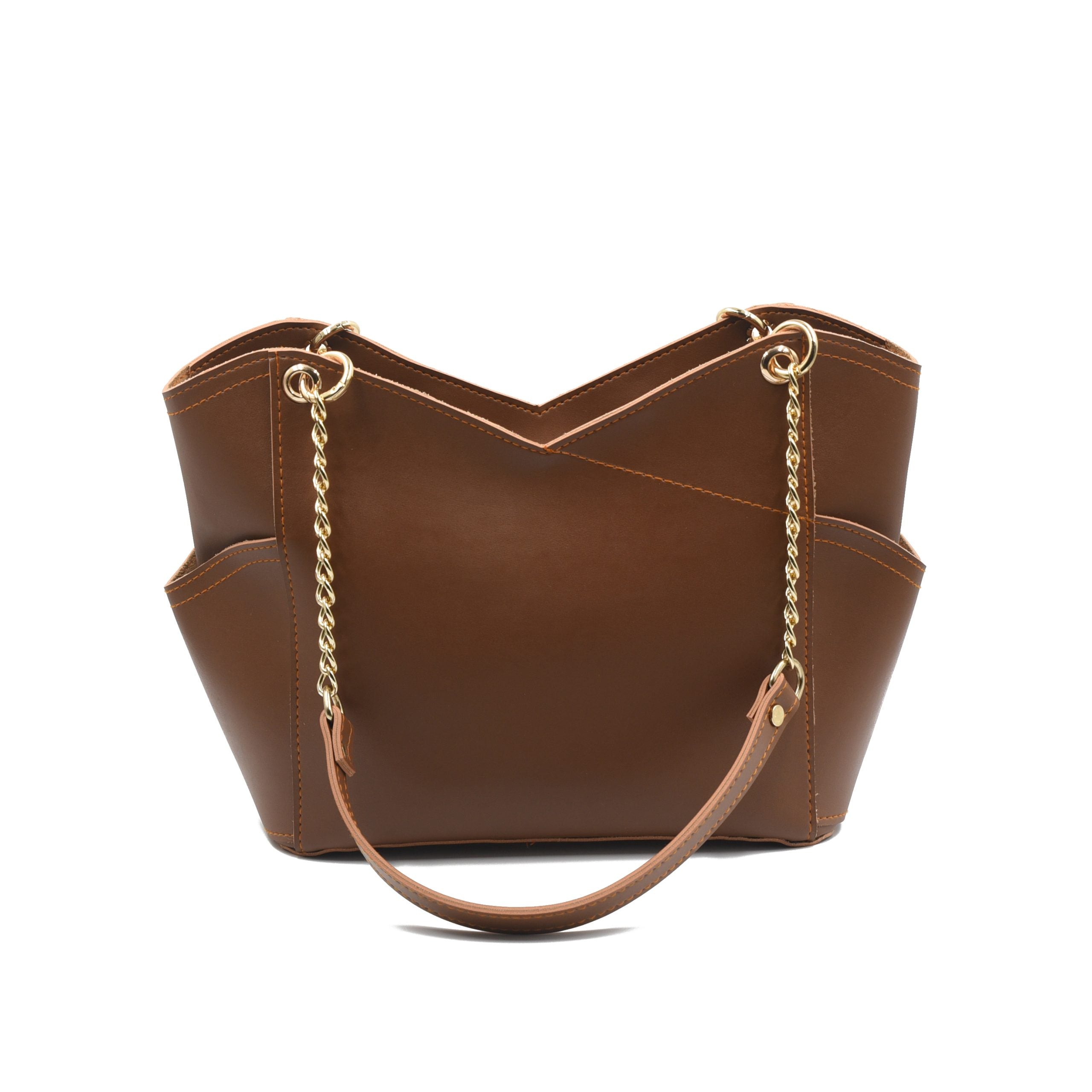 Glamor Tote Bag - Brown