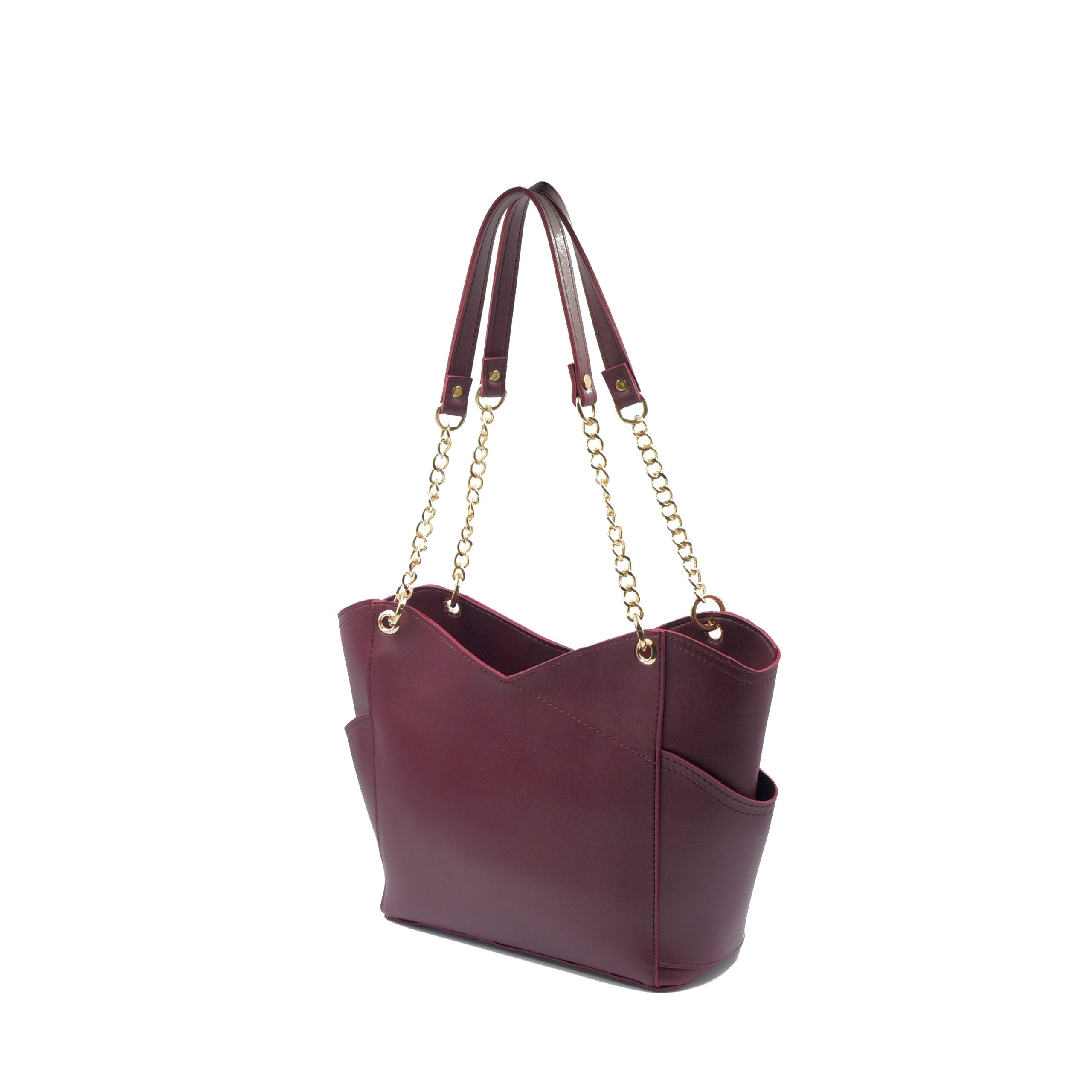 Glamor Tote Bag - Maroon