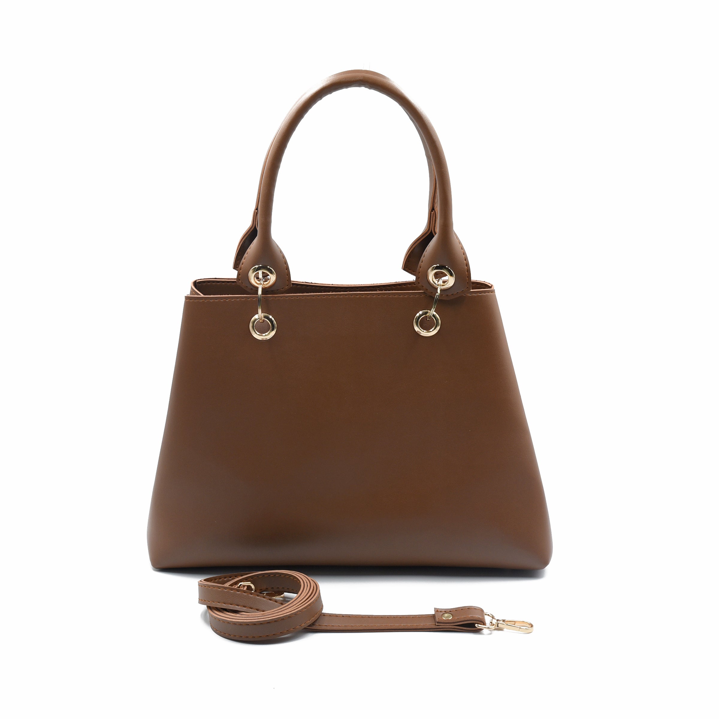 Modish Tote Bag - Brown