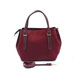 Enigma Tote Bag For Women - Maroon