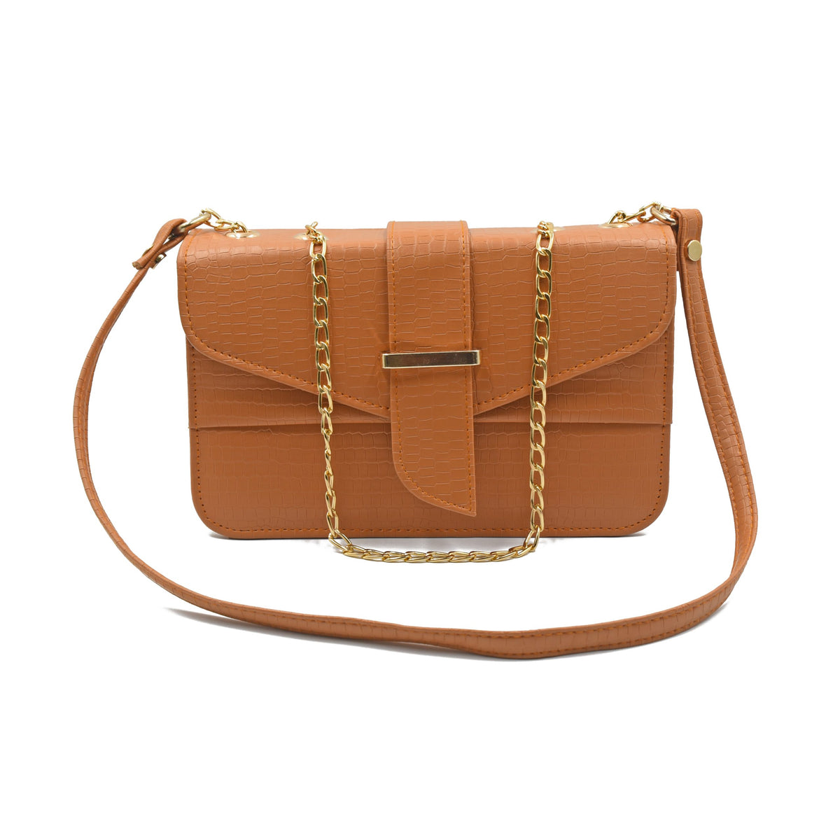 Stylisha Crossbody chain Bag - Tang