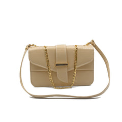 Stylisha Crossbody chain Bag - Skin Beige