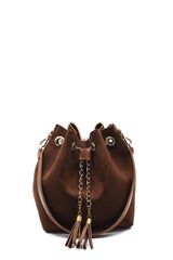 Elara Bucket Bag - Brown