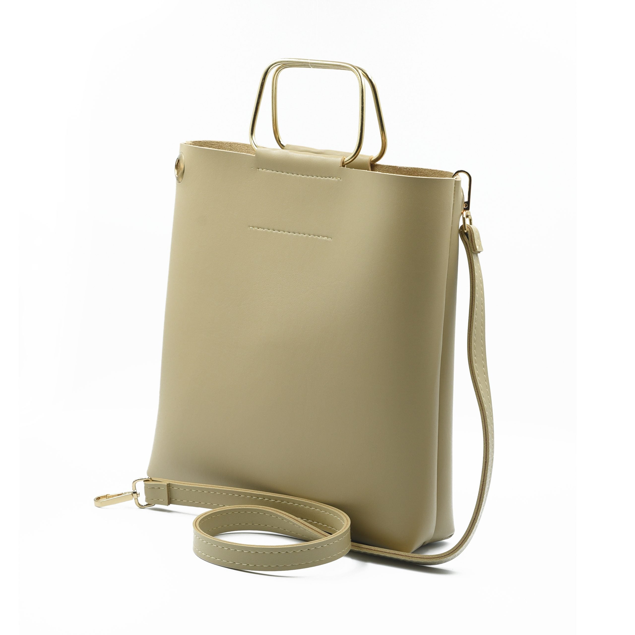 Finesse Top Handle Bag - Skin Beige