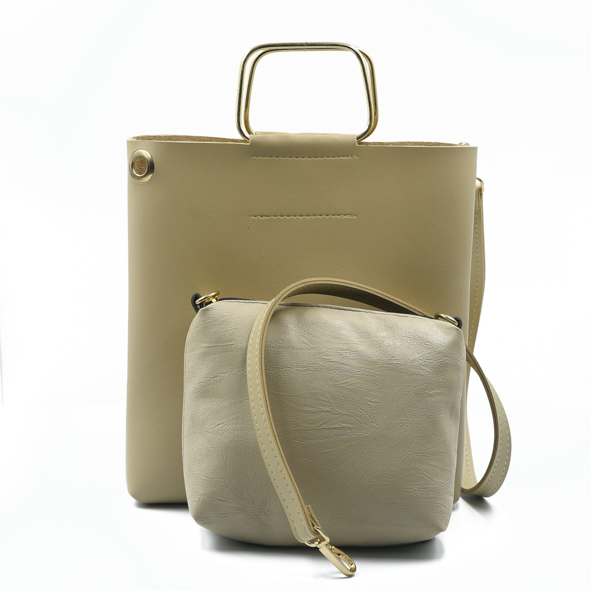 Finesse Top Handle Bag - Skin Beige