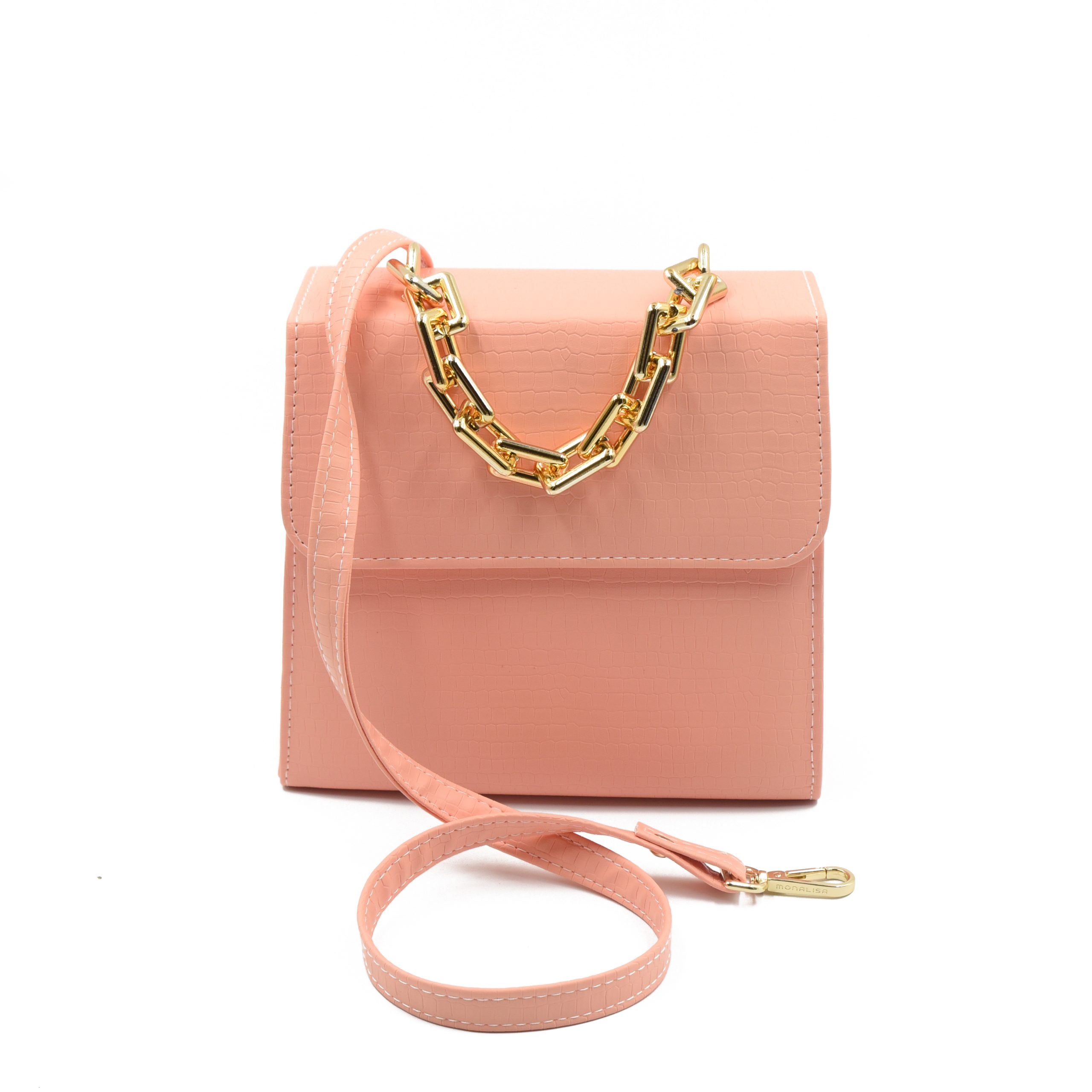 Clasique Handbag -  Peach