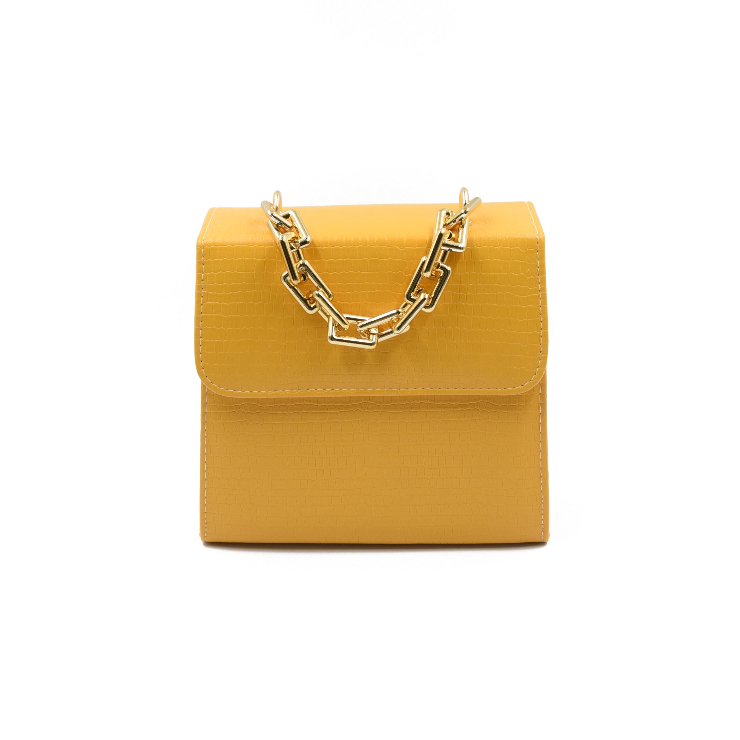 Clasique Handbag - Yellow