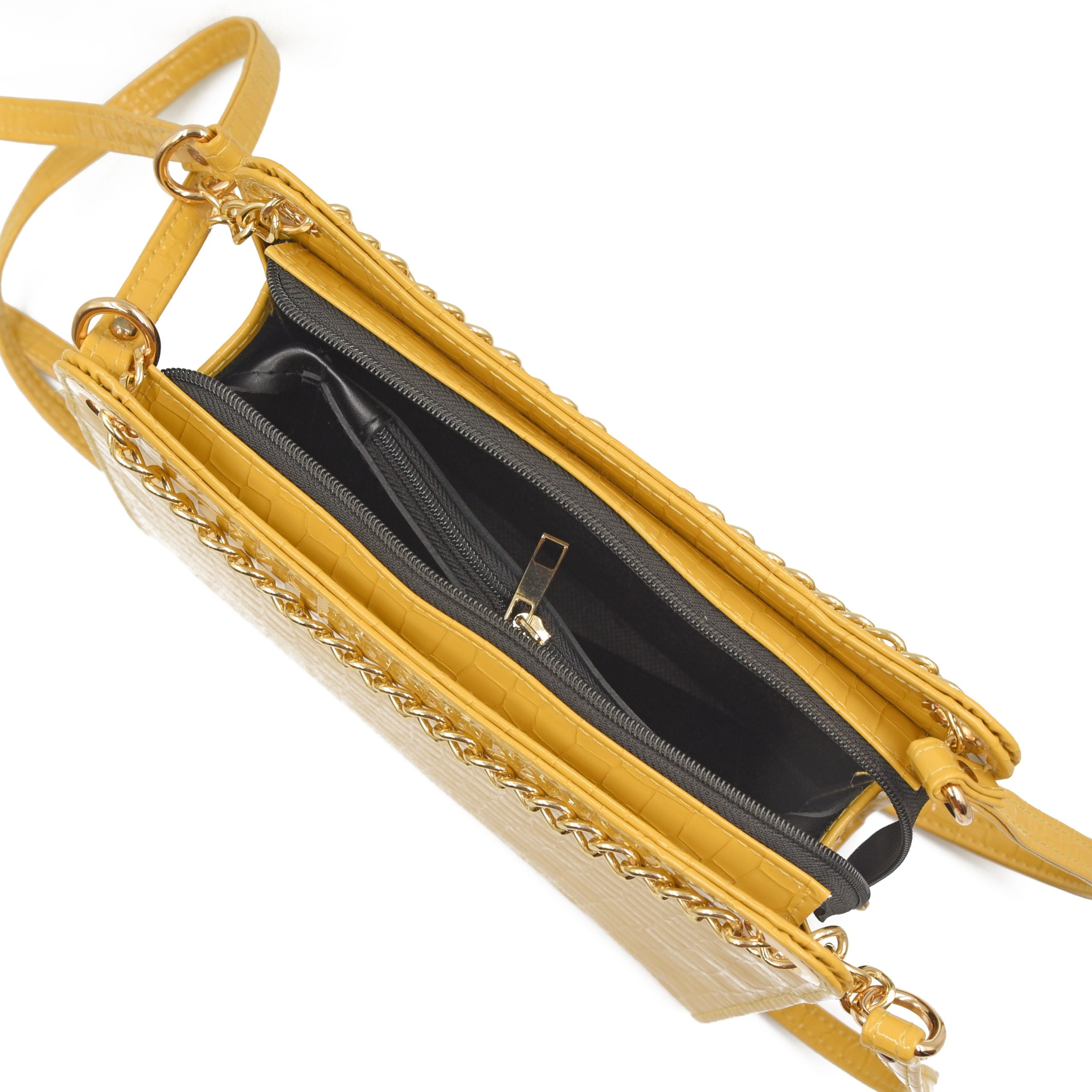 Belleza Crossbody Bag For Women - Mustard Yellow