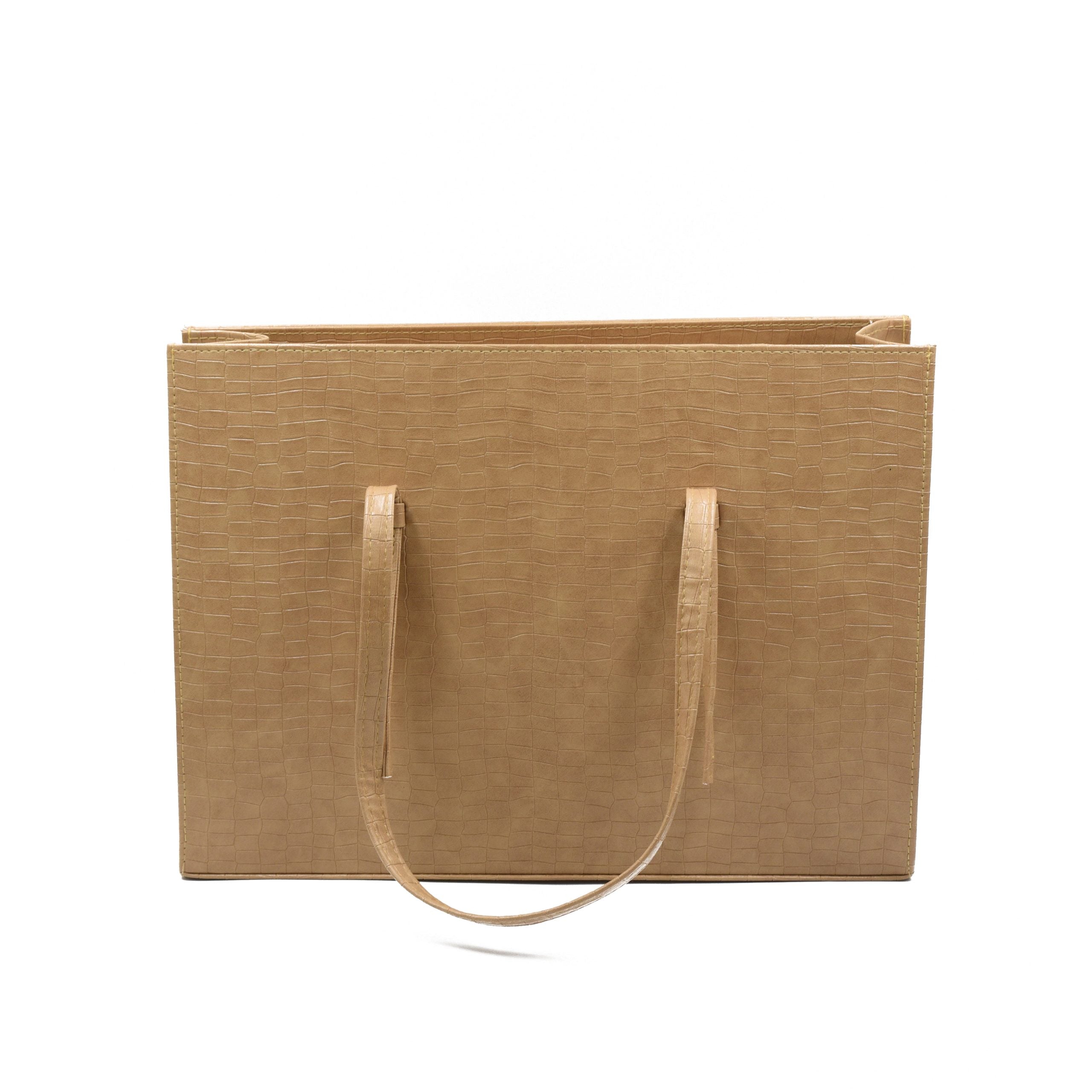 Trendiq Large Capacity Handbag - Skin Beige